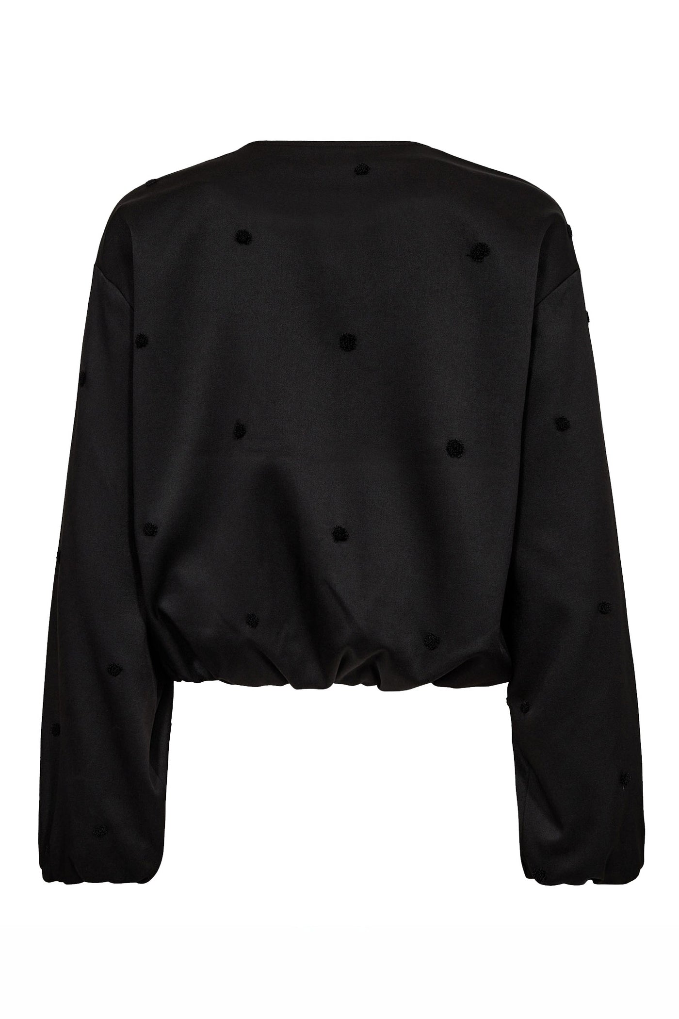CloverCC Dot Balloon Jacket 96-Black - 30347