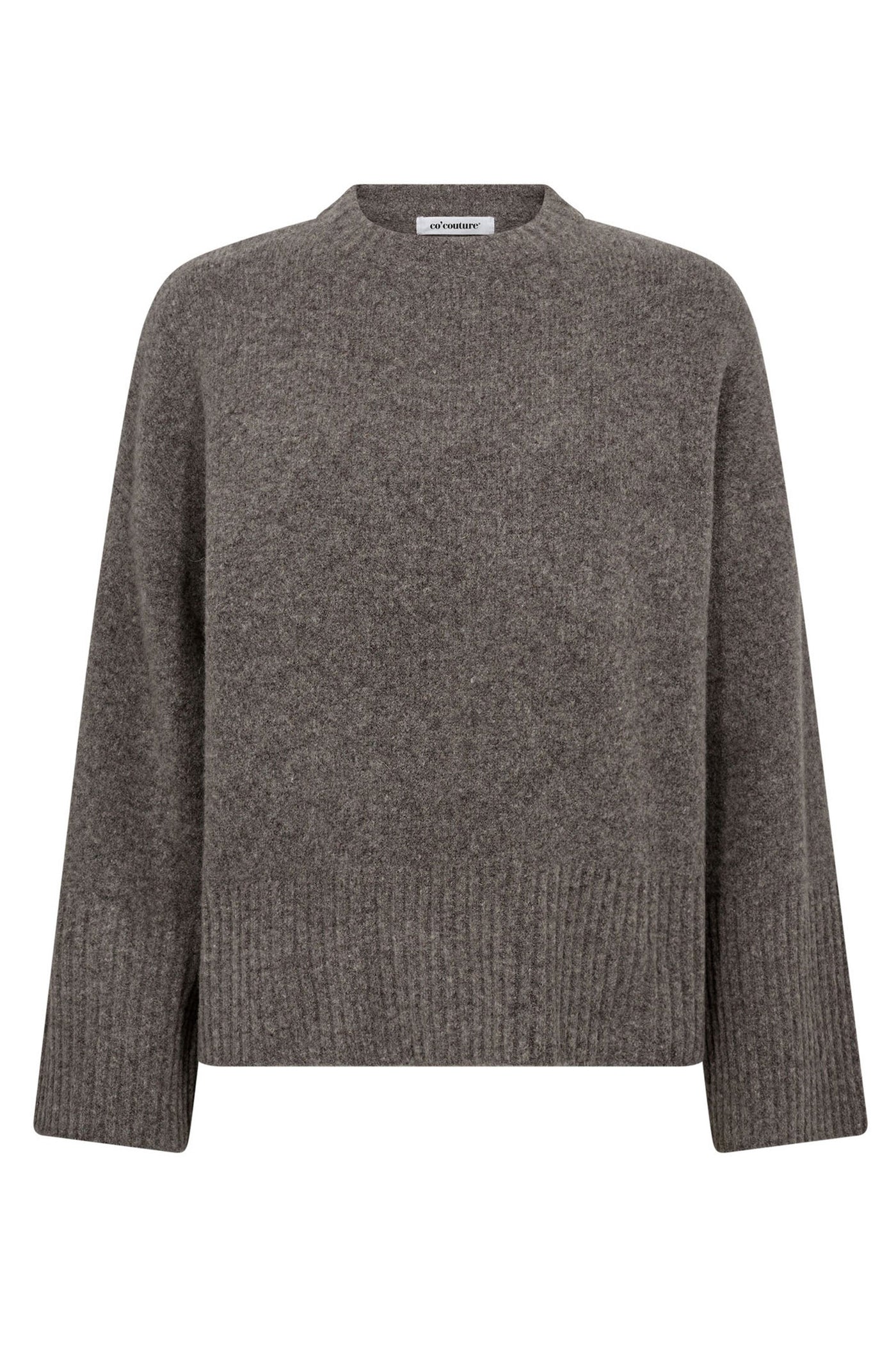 RogerCC O-Neck Knit 154-Walnut - 32196