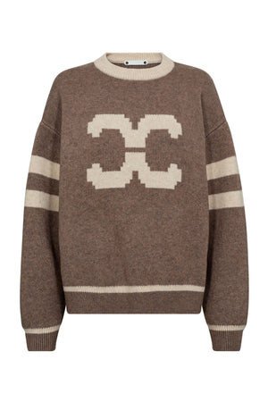 RowCC Coco Logo Knit 154-Walnut - 32214