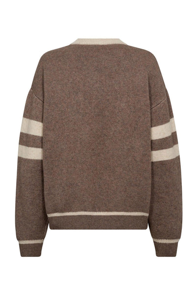 RowCC Coco Logo Knit 154-Walnut - 32214 Thumbnail