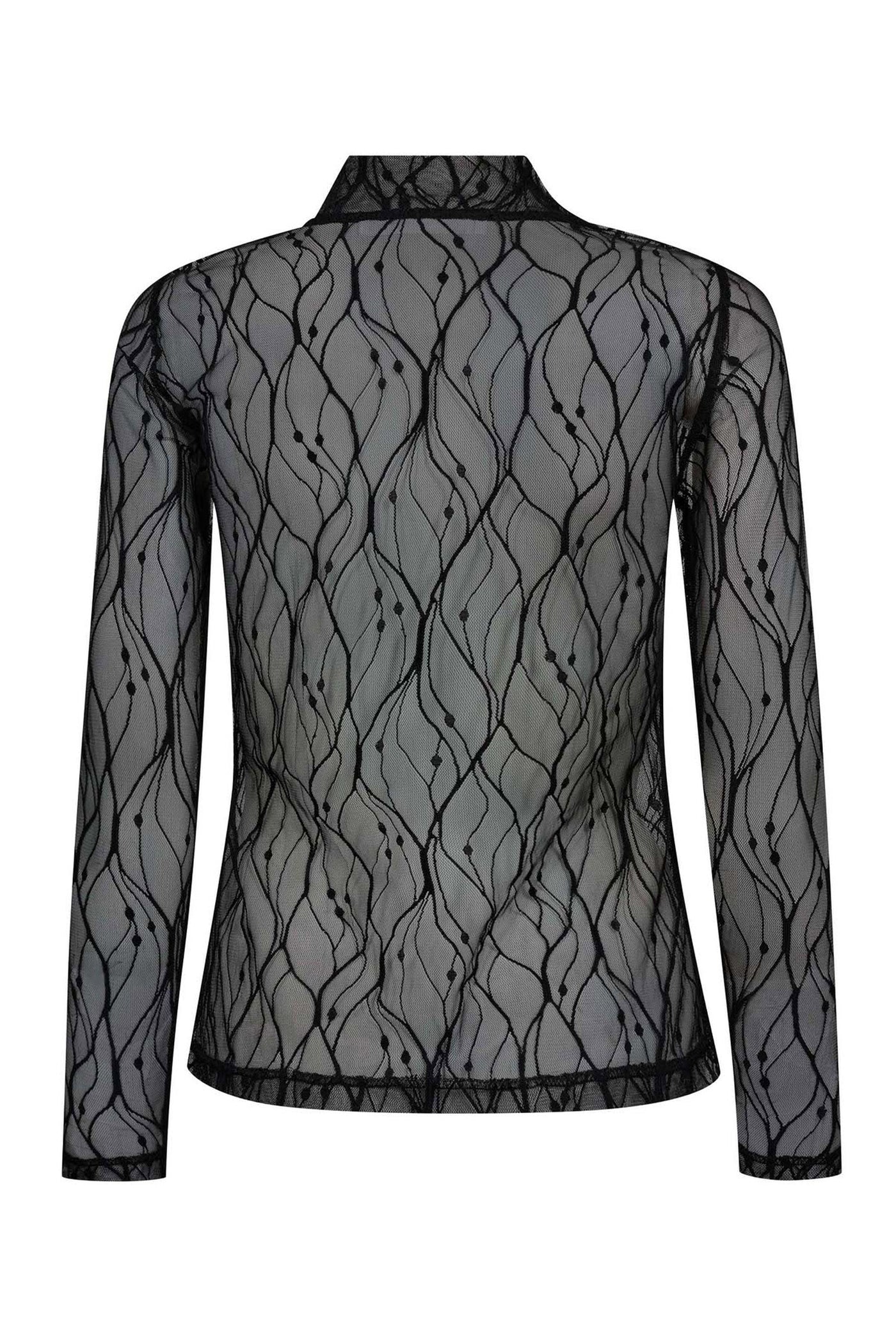 MercyCC Mesh Turtleneck 96-Black - 33188