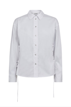 PoppyCC Eyelet Tie Shirt 4000-White - 35180