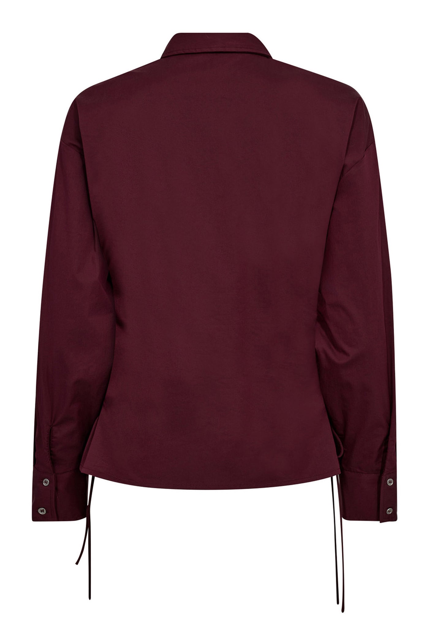 PoppyCC Eyelet Tie Shirt 87-Winered - 35180