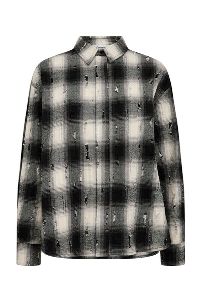 MobyCC Check Shirt 96-Black - 35900 Thumbnail