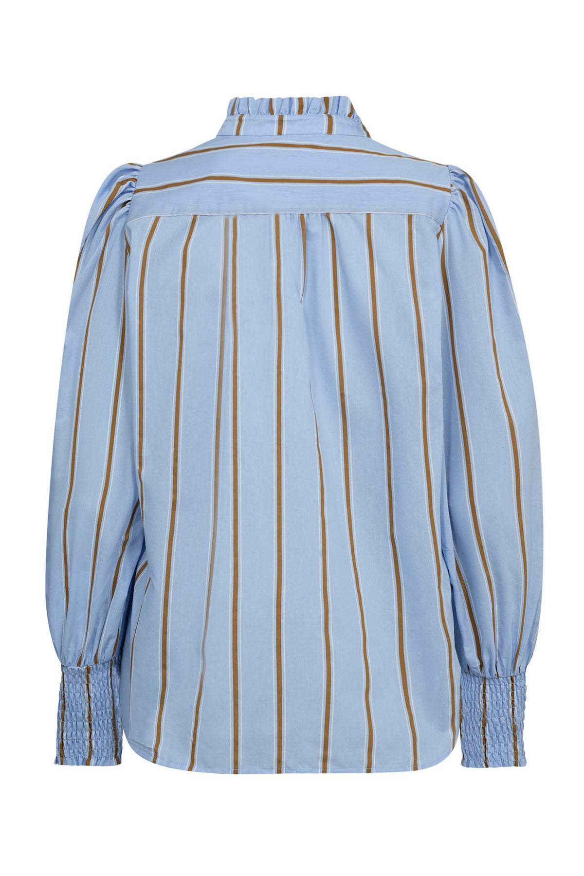 AmoraCC Stripe V-Shirt 23-Pale Blue - 35917