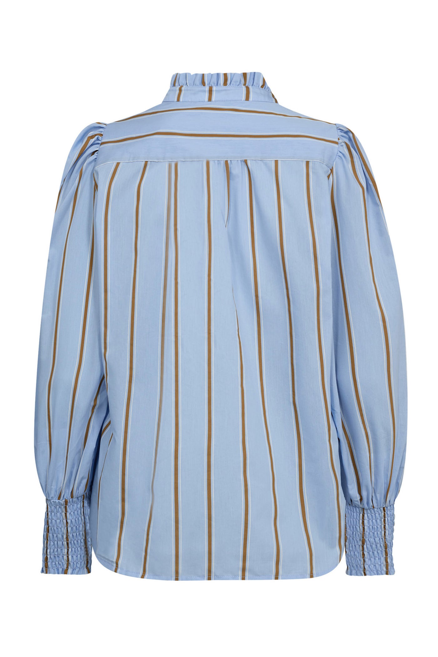 AmoraCC Stripe V-Shirt 23-Pale Blue - 35917