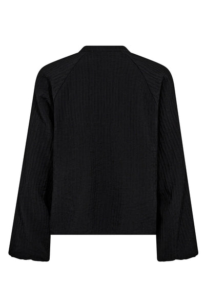 ShinaCC Lace V-Shirt 96-Black - 35923 Thumbnail