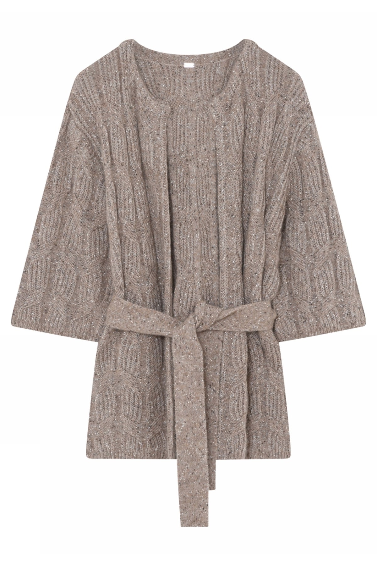 Roberta, knit cardigan 92072-Mocha - 58422/3763