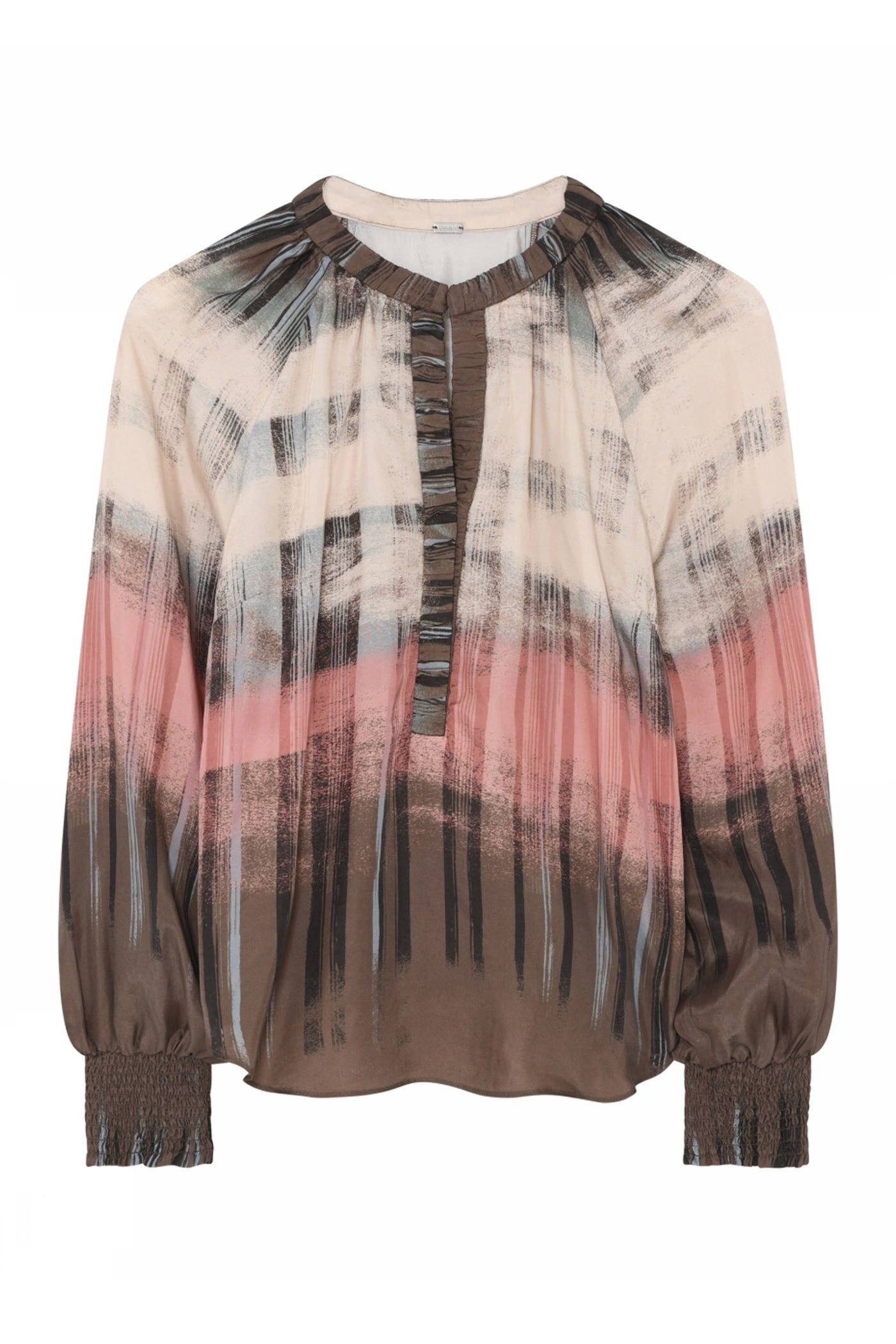 Annsofie, blouse 82611-Rust/Ivory - 58608/7355