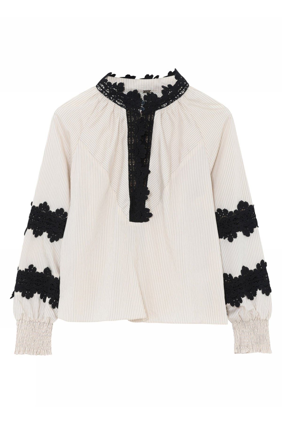Annsofie, blouse 1010-Off White - 58641/7588