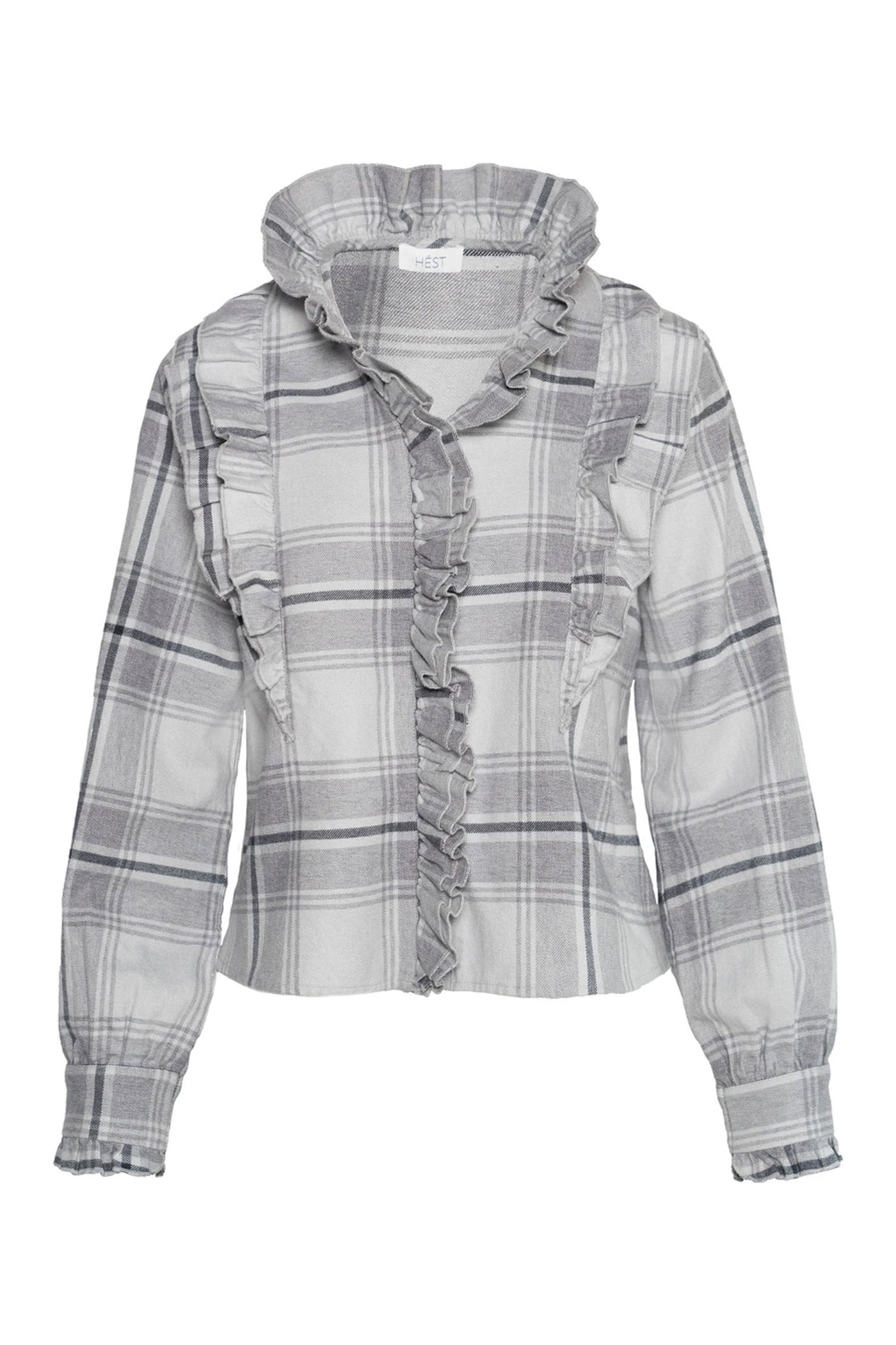 BEATRICE Blouse 9601Grey Check - 2530190243