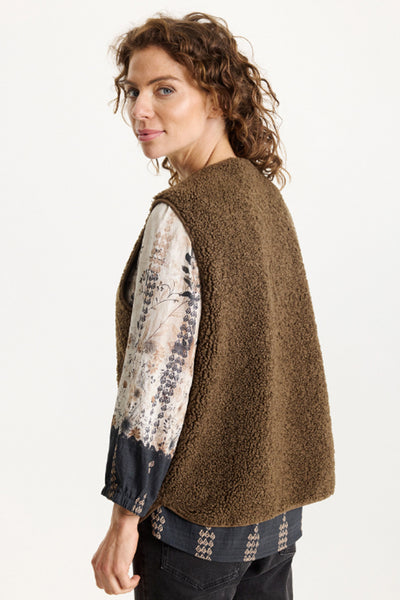 Winni  vest Brown - 16805 Thumbnail