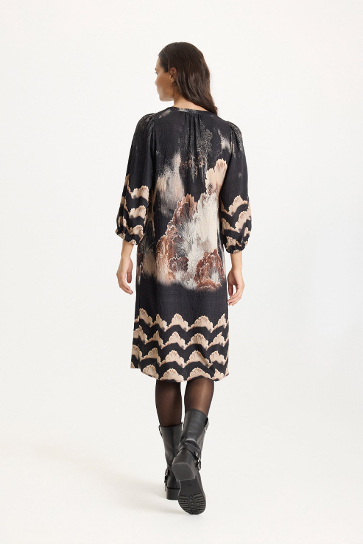 Simone dress SORT - 16828