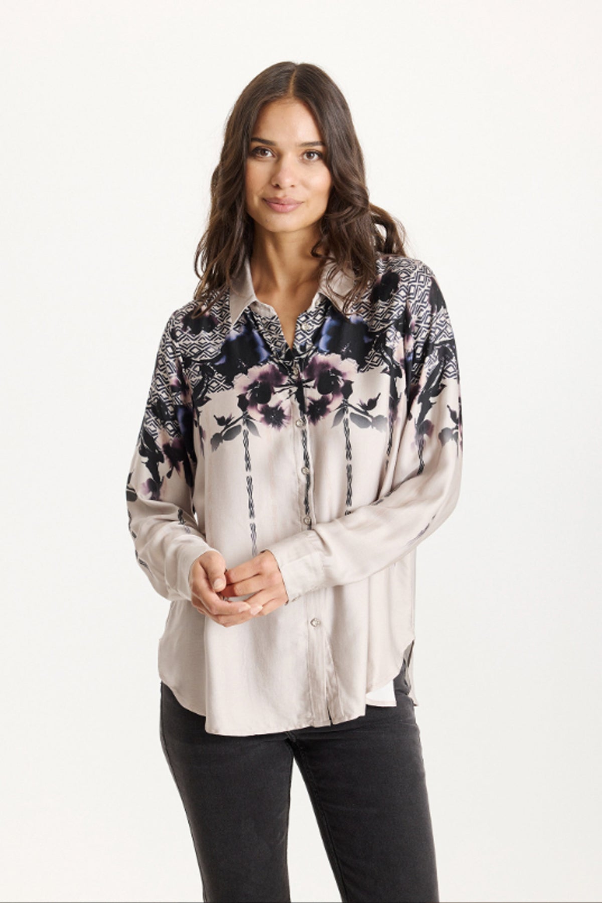 Sirene shirt Ash plum - 16841