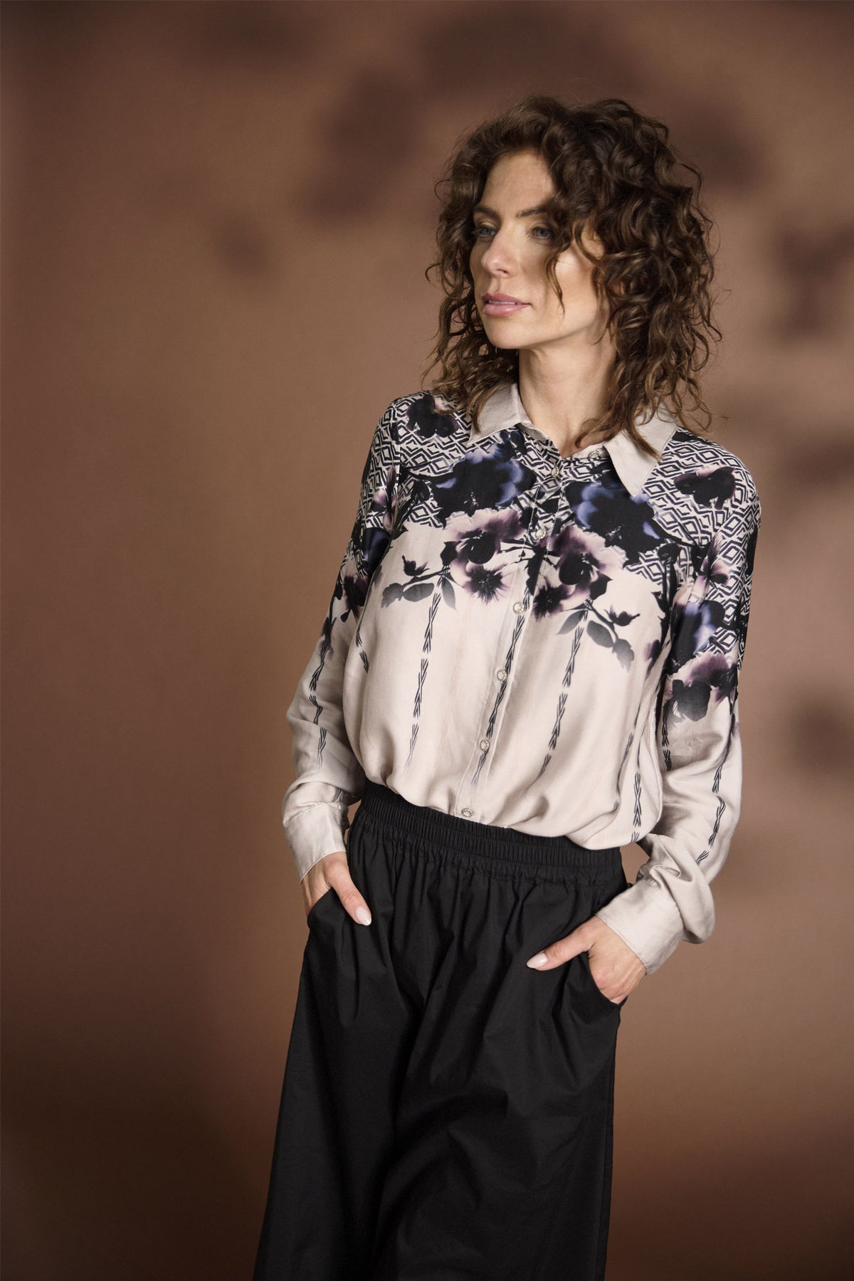 Sirene shirt Ash plum - 16841