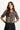 Grazia blouse 1/2 sleeves Brown - 16879