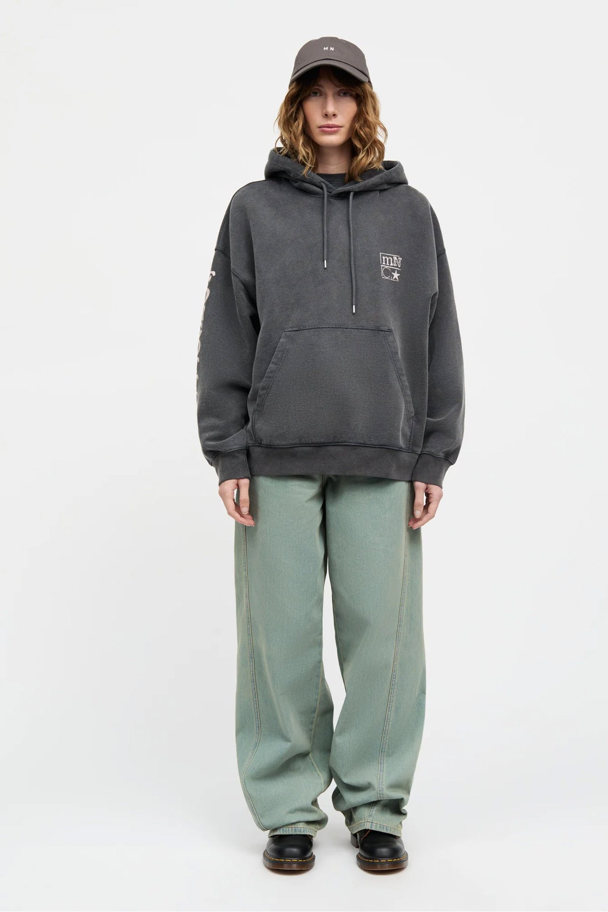 atlas hoodie Washed black - 205126