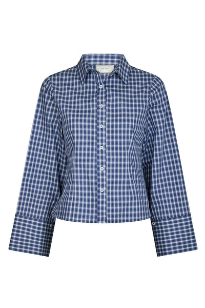 ROSA CHECK DARK BLUE - 165895 Thumbnail
