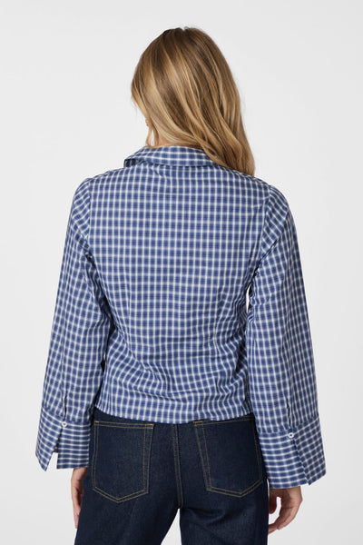 ROSA CHECK DARK BLUE - 165895 Thumbnail
