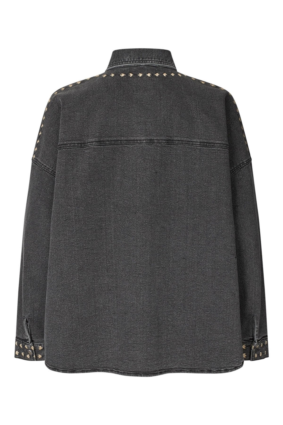 VeidaLL shirt LS 18 Washed Black - 25454-1038