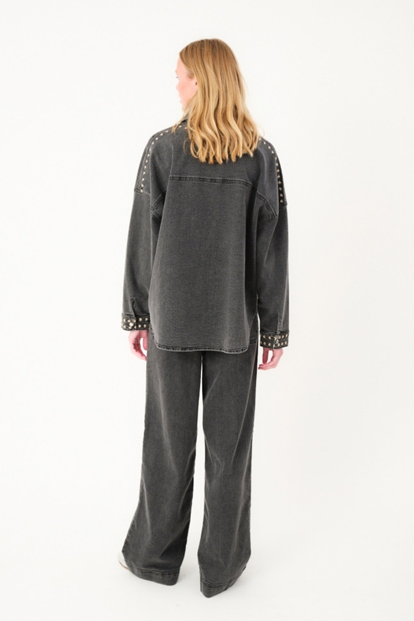 VeidaLL shirt LS 18 Washed Black - 25454-1038