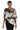 WOVEN TOP black/beige - 259343