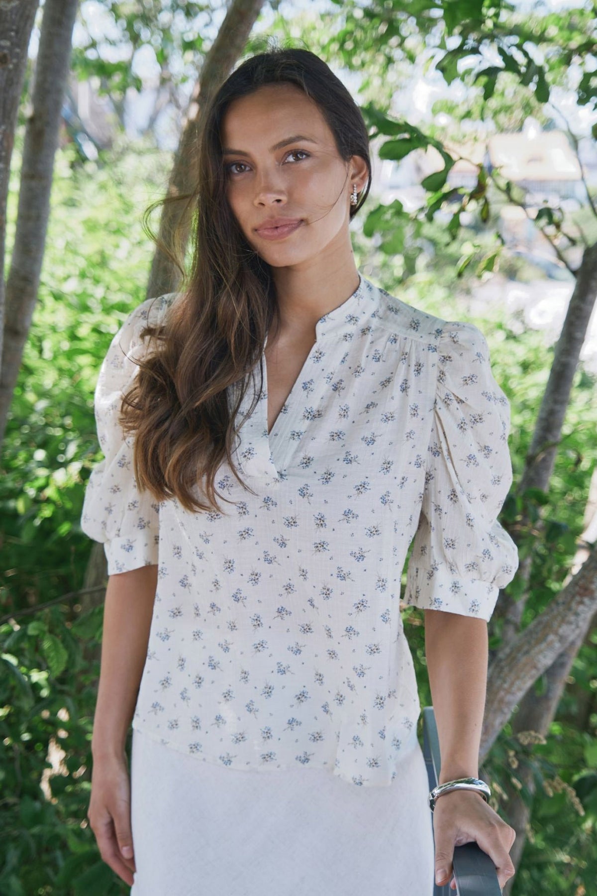 Roella Soft Fleur Blouse Creme - 166353