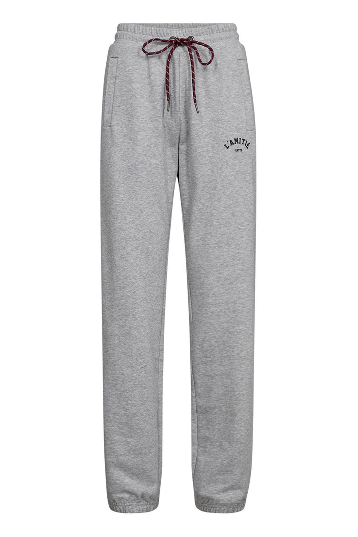 Mini Curve Sweat Pant Grey Melangé - HL10244