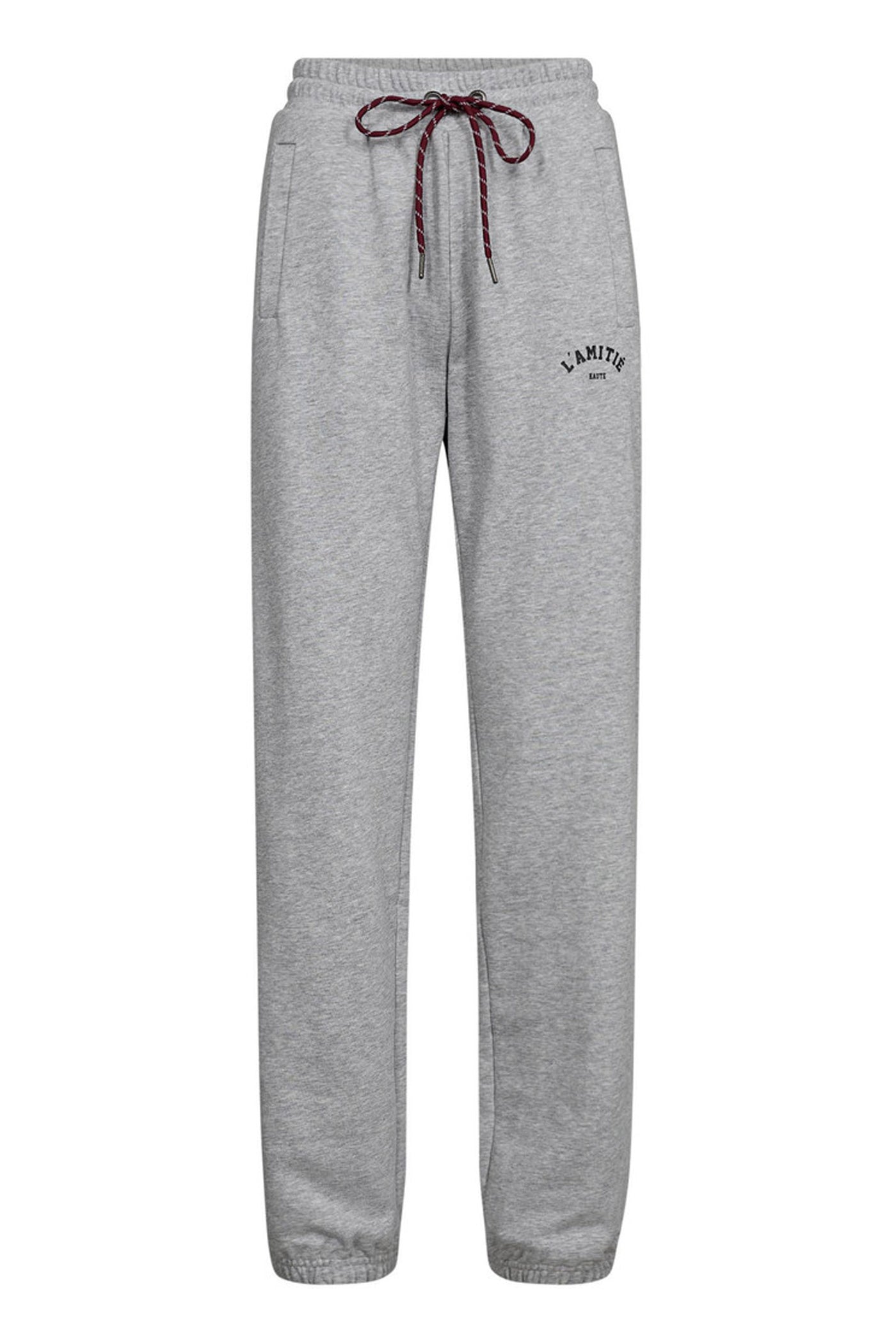Mini Curve Sweat Pant Grey Melangé - HL10244