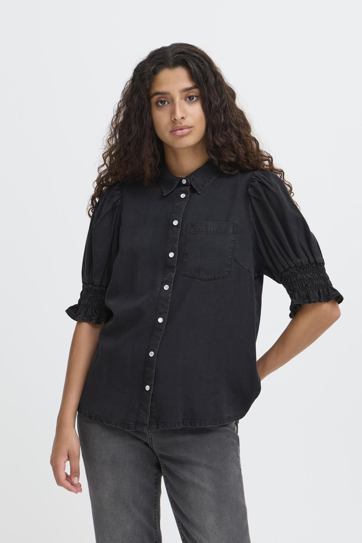 IHBORGIE SH Washed black - 20121302