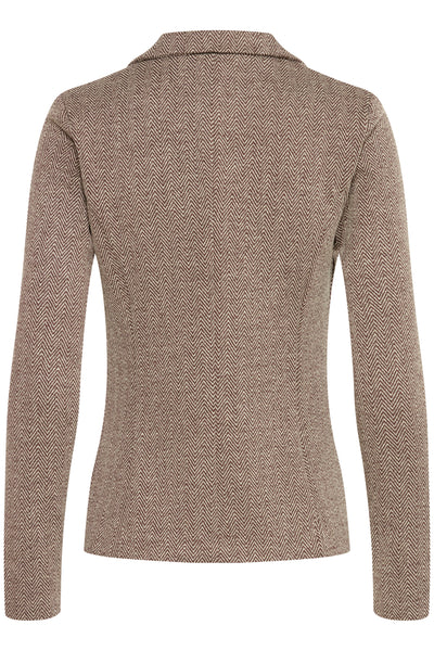 IHKATE JACQUARD BL4 Java/Almond Milk Herringbone - 20121600 Thumbnail