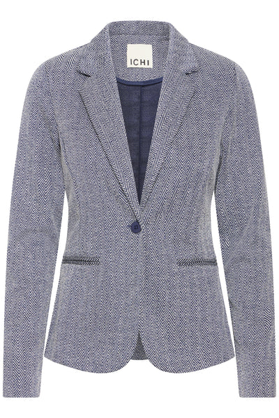 IHKATE JACQUARD BL4 PATRIOT BLUE HERRINGBONE - 20121600 Thumbnail