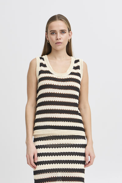 IHBIRDIS TO Black/Almond Milk stripe Thumbnail