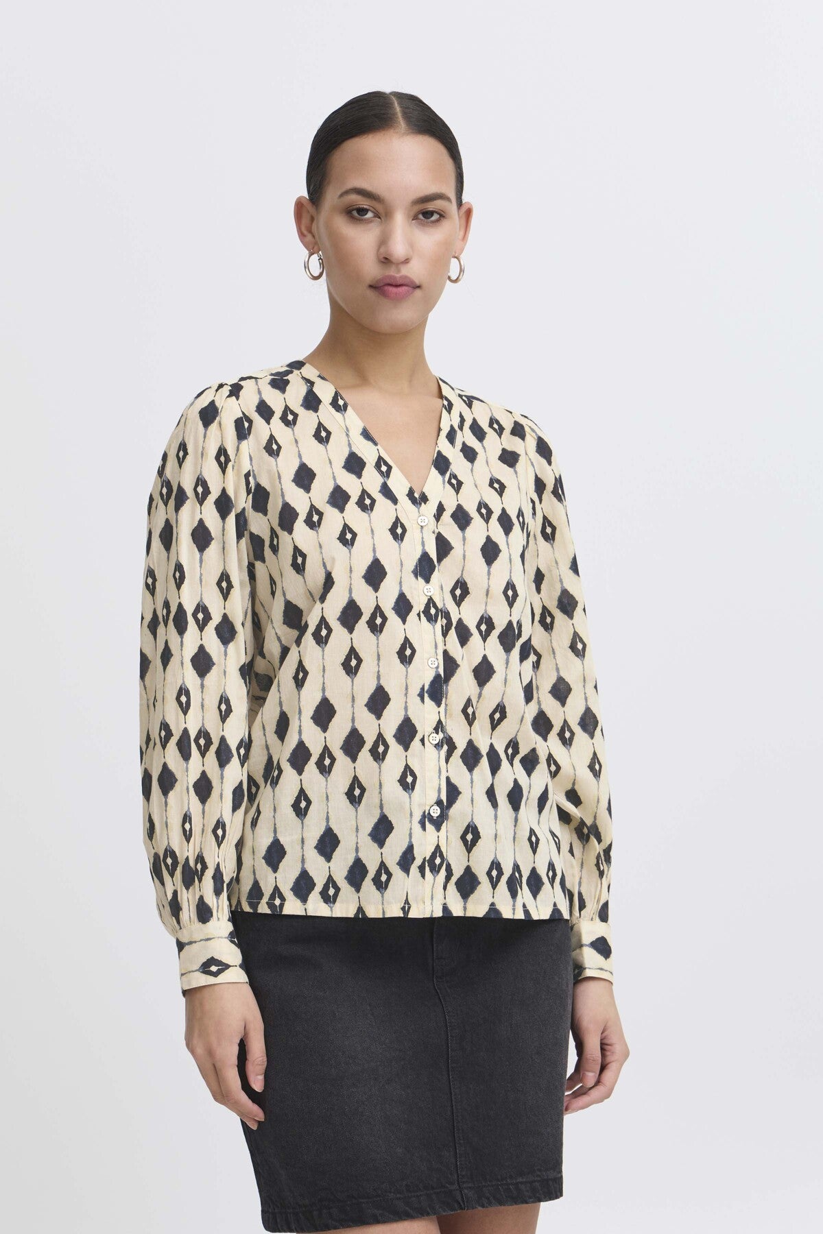 IHEMMERETTA SH2 Total Eclipse Ikat aop - 20122886