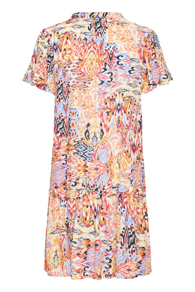 IHMARRAKECH AOP DR18 Geranium Multi Ikat Aop - 20122961 Thumbnail