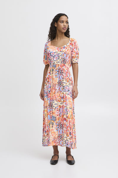 IHMARRAKECH AOP DR21 Geranium Multi Ikat Aop Thumbnail