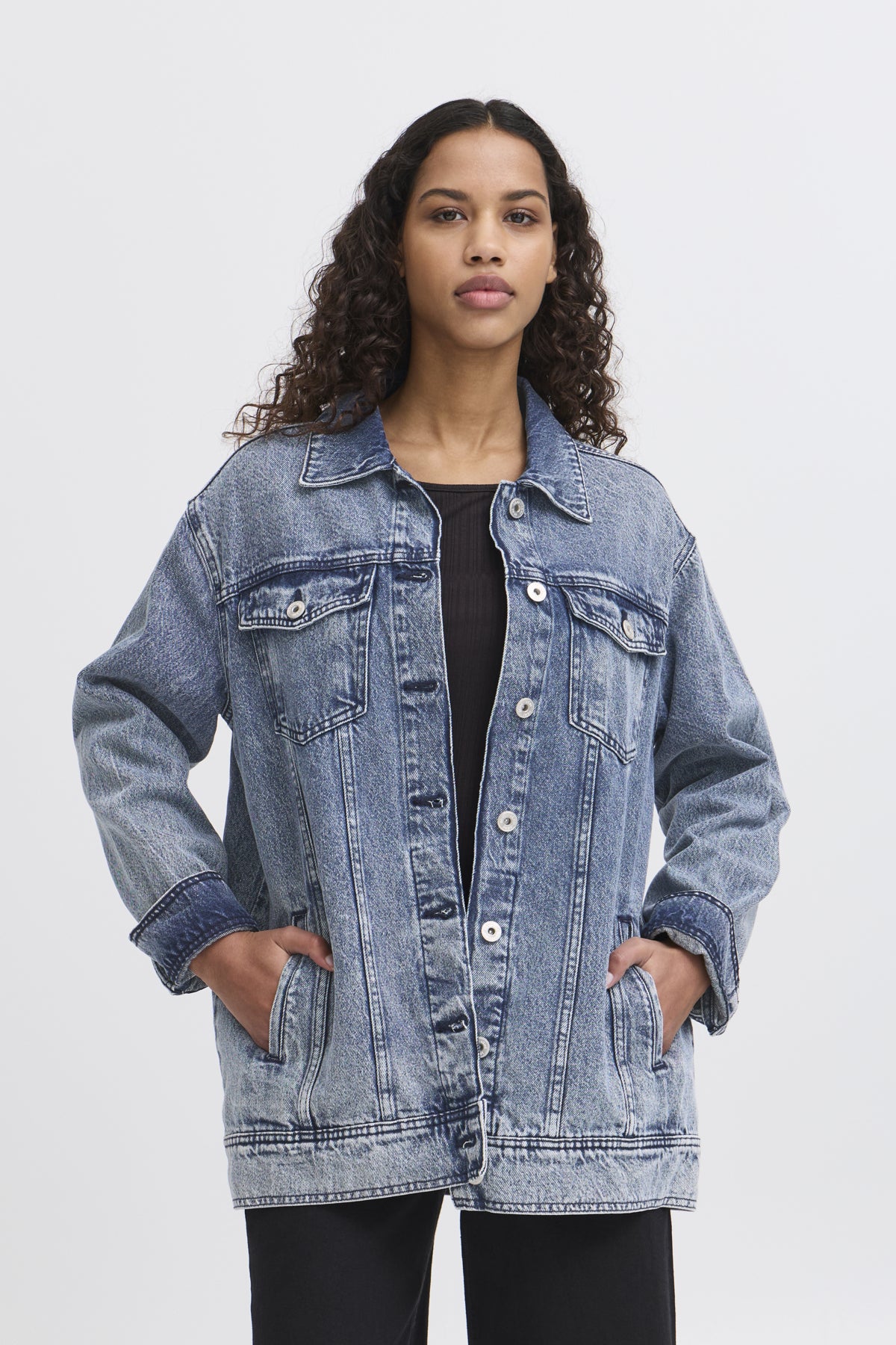 IHNAOMY JA Medium blue stone washed - 20123481