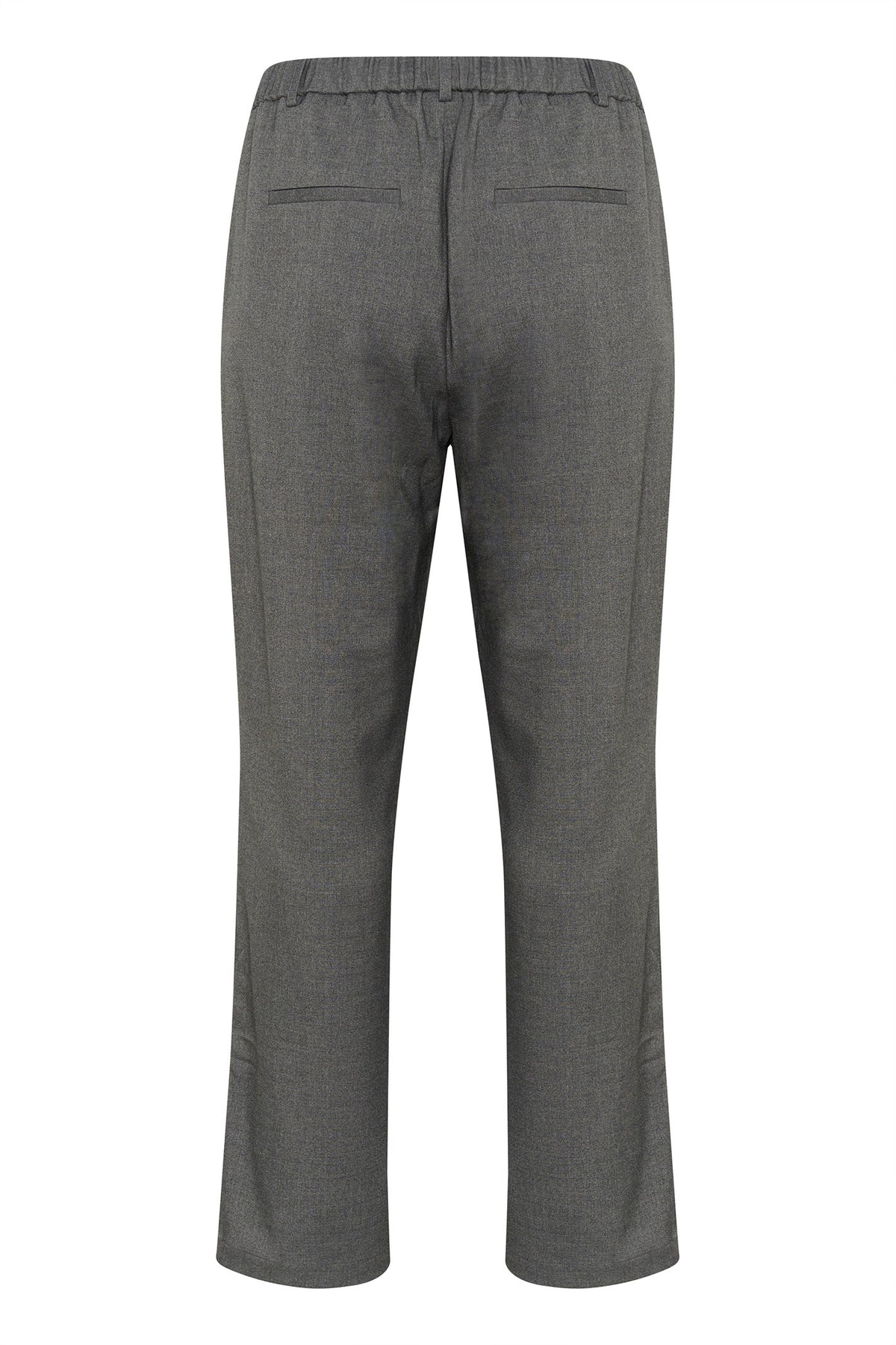KCmerla Straight Pants Dark grey melange - 10582712