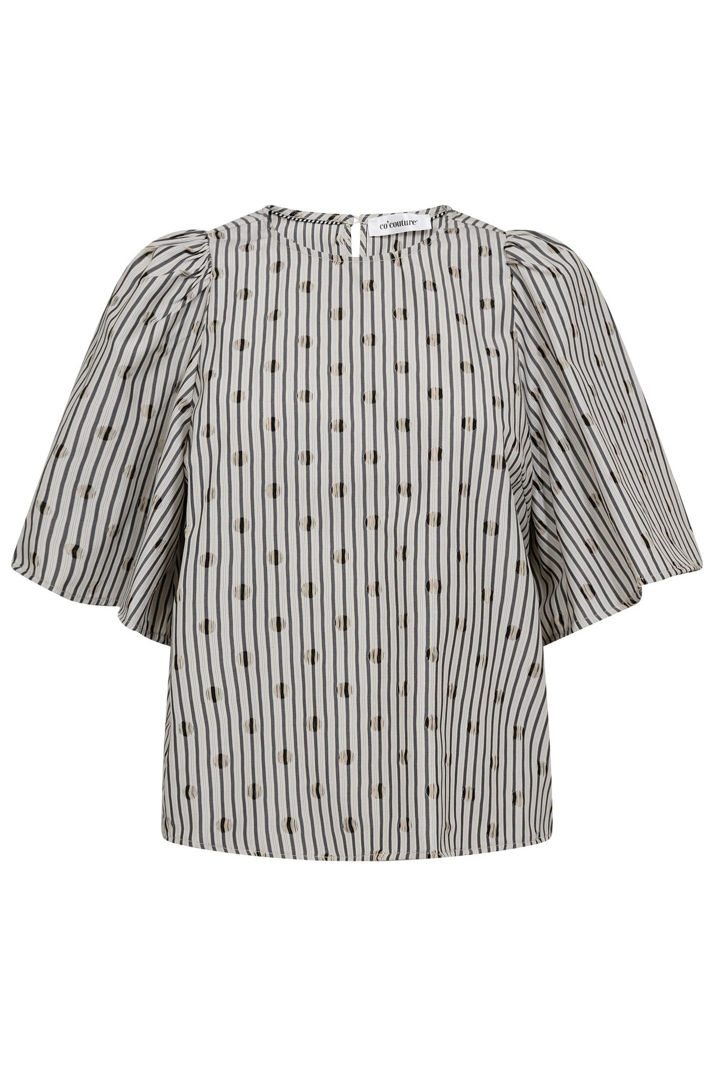 TrixieCC Dot Blouse 138-Light Grey - 35873