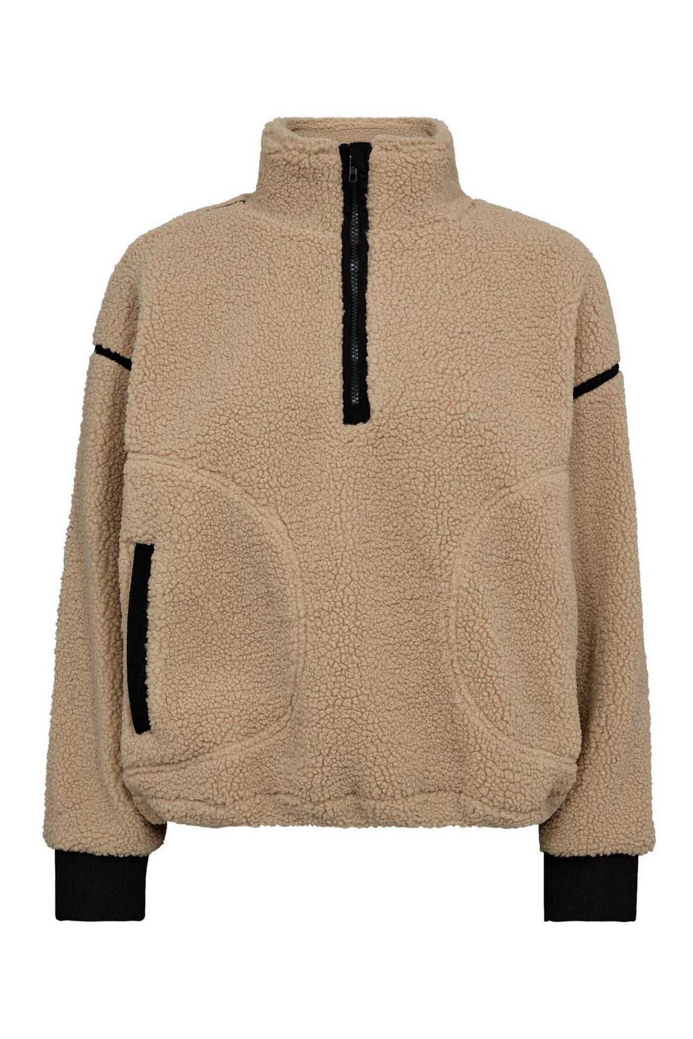 MadinCC Fleece Anorak 18-Sand - 30341