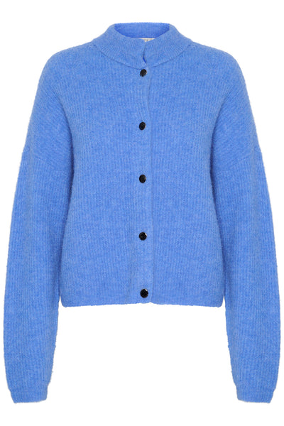 AlphaGZ short cardigan Wedgewood Melange - 10906463 Thumbnail