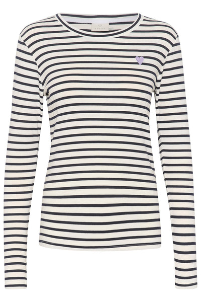 Liddy T-Shirt Chalk / 52737 Midnight Marine - 10502821 Thumbnail