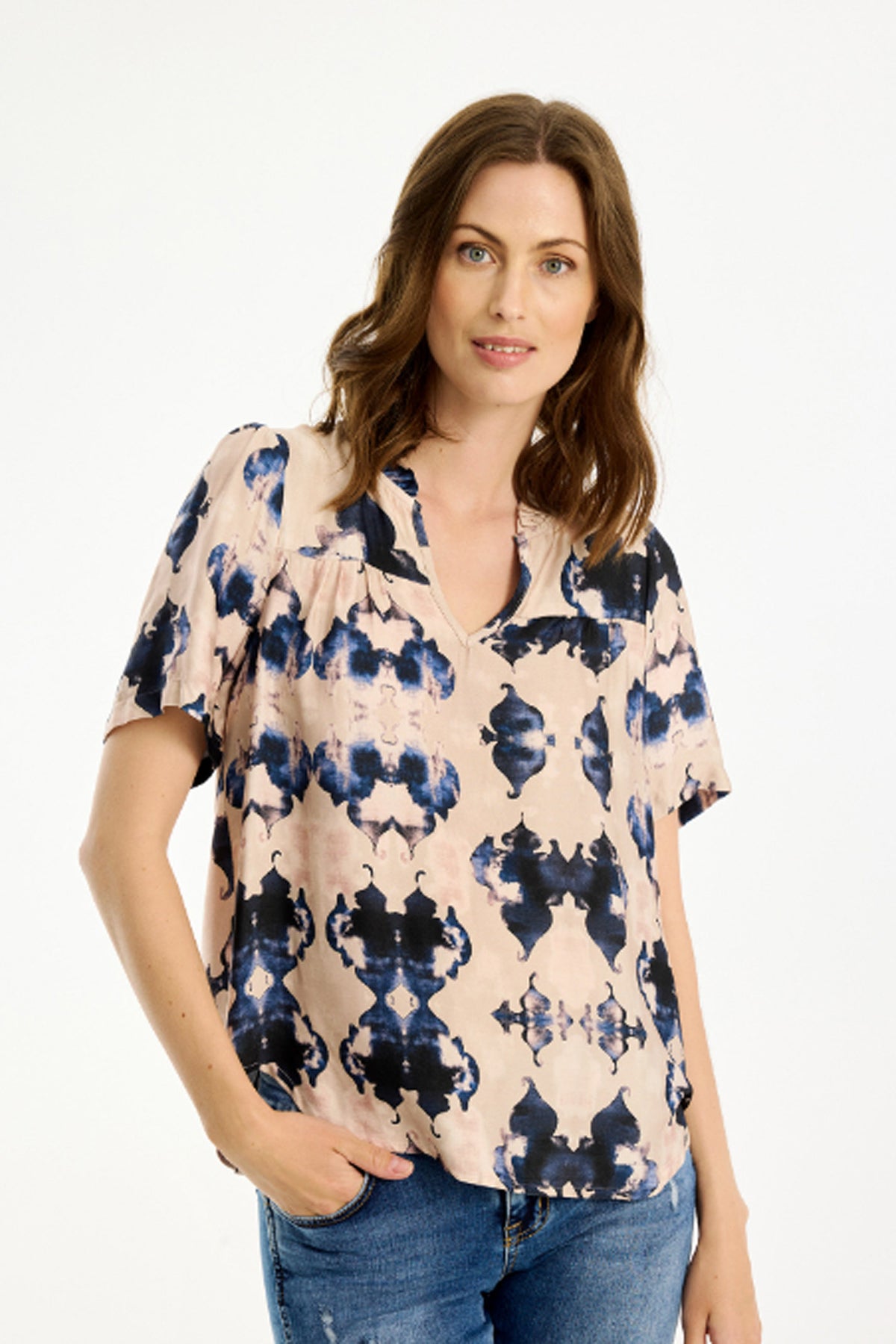 Pil blouse Blue - 16762