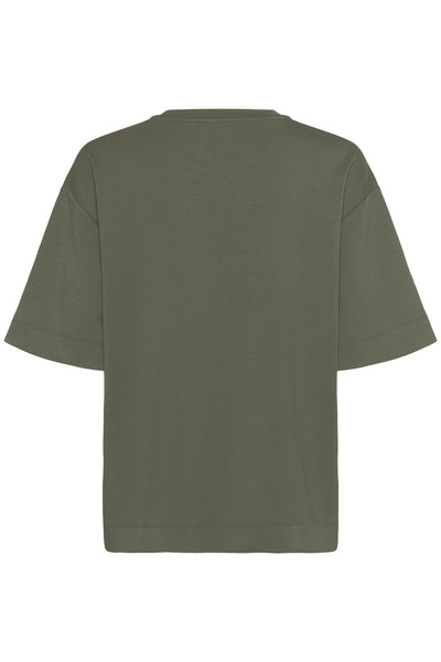 PannieIW Oversize Tshirt Beetle Green - 30109225 Thumbnail