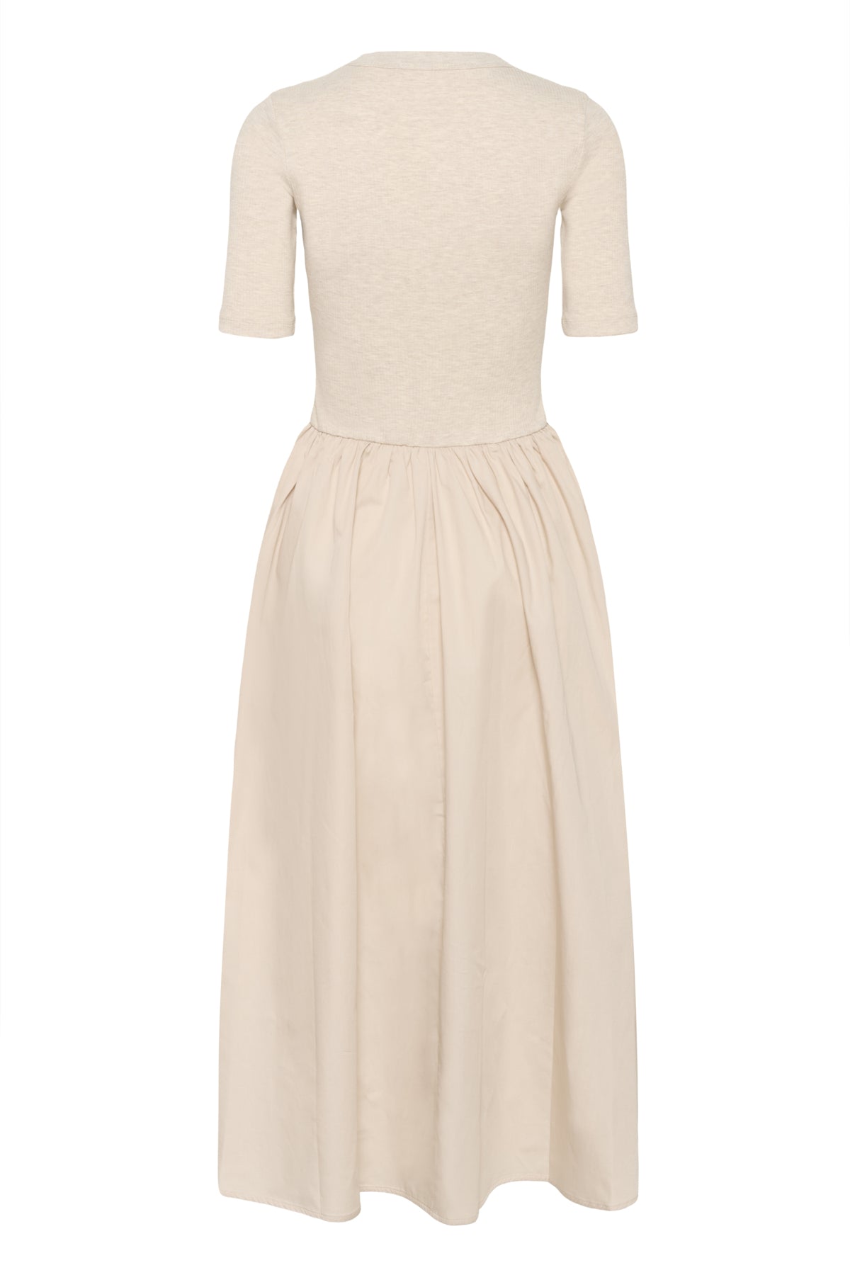 DagnamaIW SS Dress Melange ECRU - 30109850