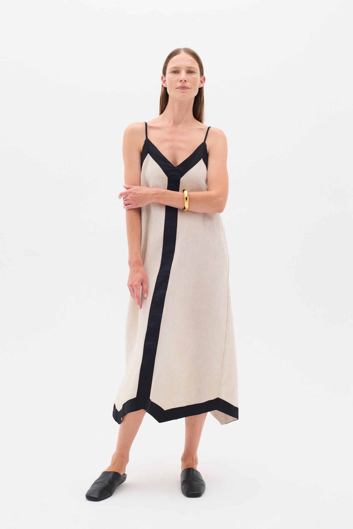 RigittaIW Strap Dress Haze Melange
