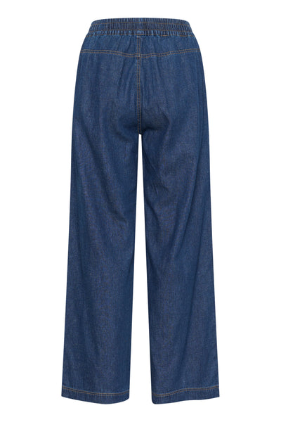 RubinaIW Pullon Pant Blue Denim - 30110353 Thumbnail