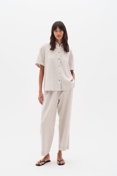 RimoneIW Driza Culotte Pants Haze Melange - 30110459 Thumbnail