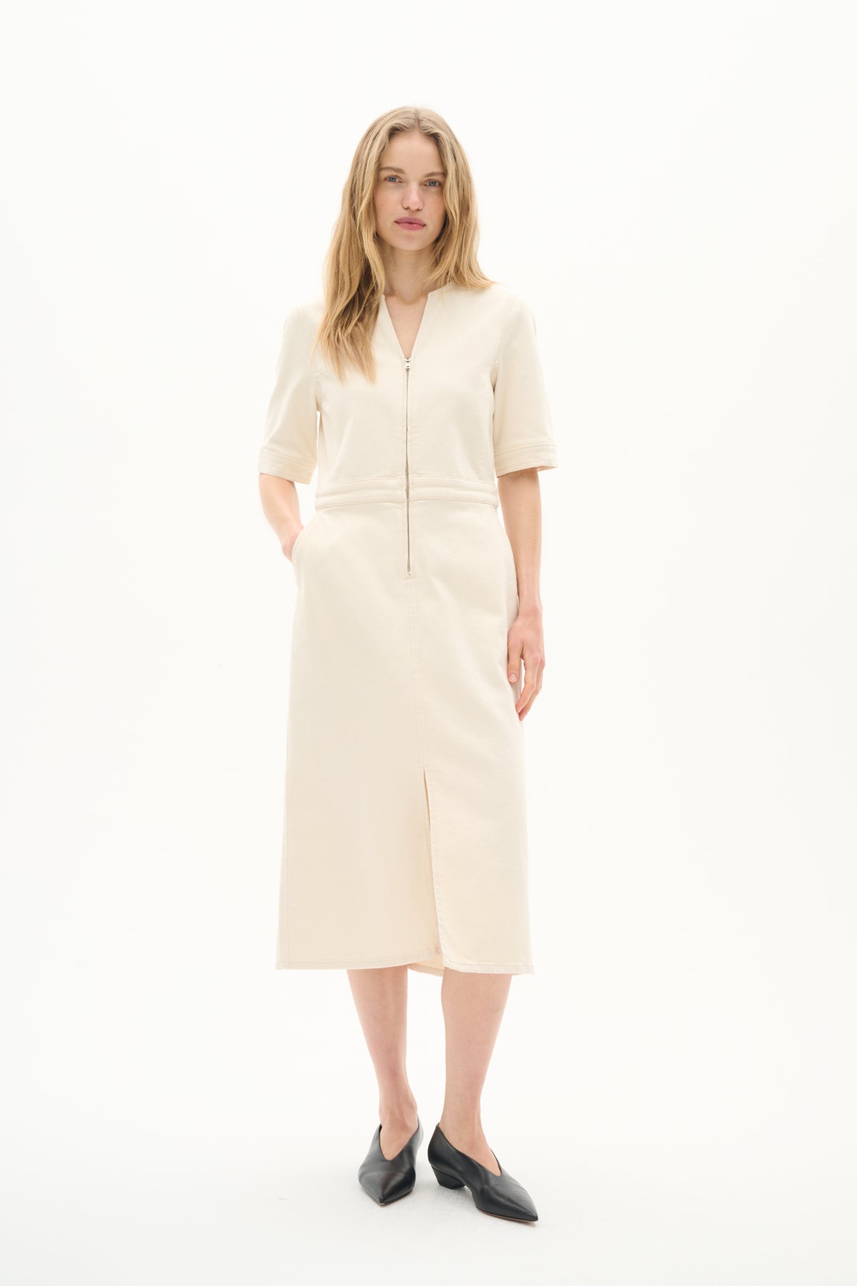 BaccaIW Dress ECRU - 30110527