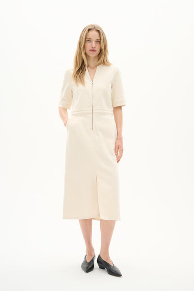 BaccaIW Dress ECRU - 30110527 Thumbnail